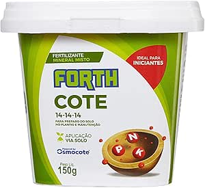 Forth Cote Classic, Fertilizante Encapsulado, NPK 14-14-14